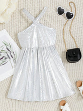 Young Girl Streetwear Y2k Halter Neck Dress